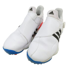 ADIDAS GOLF アディダスゴルフ 2022年モデル GY5336 ツアー360 22 ボア ゴルフシューズ ホワイト系 24.5cm 【中古】ゴルフウェア メンズ