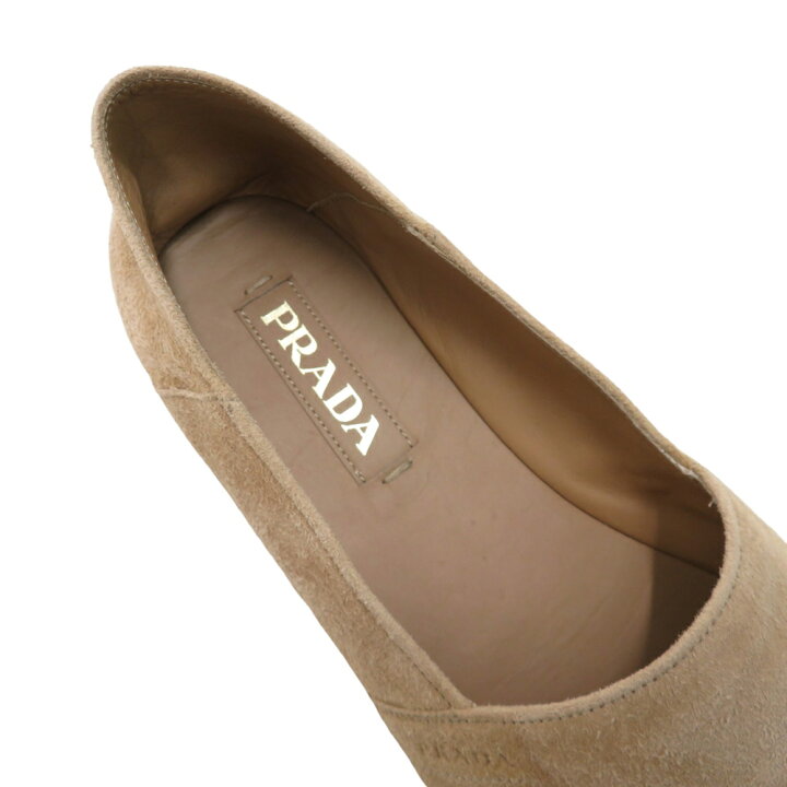 楽天市場】PRADA プラダ エスパドリーユ シューズ ベージュ系 6 【中古 