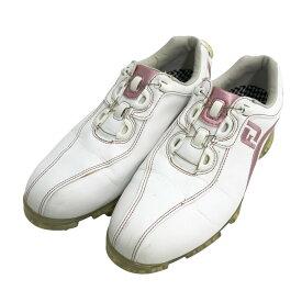 FOOT JOY フットジョイ 93833J ゴルフシューズ ボア ホワイト系 23.5 【中古】ゴルフウェア レディース