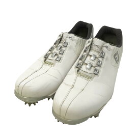 FOOT JOY フットジョイ 53330J DNA BOA ゴルフシューズ ホワイト系 25.5cm 【中古】ゴルフウェア メンズ