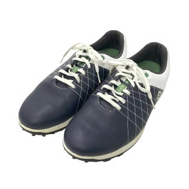 FOOT JOY フットジョイ 56210J TREADS LACE ゴルフシューズ ネイビー系 25.5 【中古】ゴルフウェア メンズ