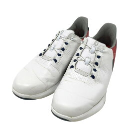 FOOT JOY フットジョイ 53093J フューエル BOA ゴルフシューズ ホワイト系 25cm 【中古】ゴルフウェア メンズ