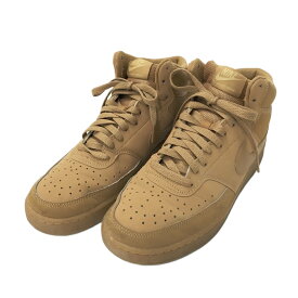 NIKE ナイキ CD5466 COURT VISION MID スニーカー ベージュ系 27 【中古】メンズ