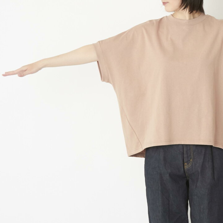 楽天市場】Tシャツ おしゃれ 半袖 レディース ゆったり 綿100 