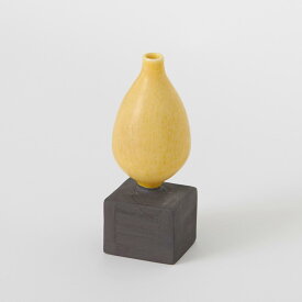 POTPURRI/ART PIECE Flower vase No6 YELLOW