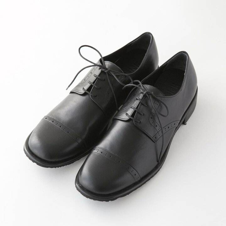 楽天市場】KUTSUNE/レースアップシューズ BLUCHER OX ブラック / 3 
