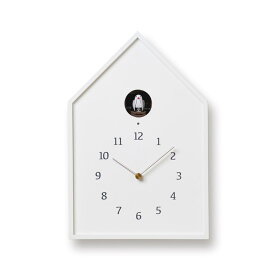 Lemnos/Birdhouse Clock ホワイト