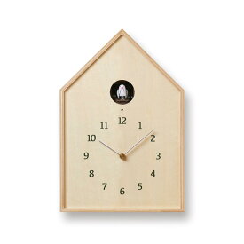Lemnos/Birdhouse Clock ナチュラル