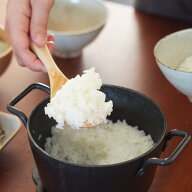 ごはん鍋 一合炊き ご飯鍋 ih IH対応 ご飯鍋 鉄製 小さい 鍋 1人用 ふた付き オーブン しゃもじ 木製／ …
