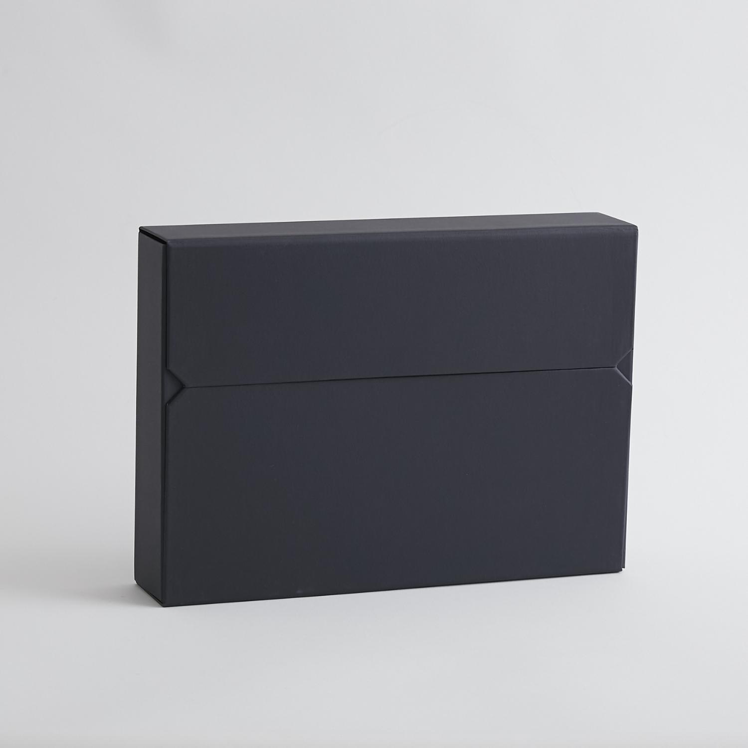 デスクの上をすっきり整頓 商舗 新登場 両開きドキュメントケース ISSHINDO PRODUCTS 60mm クロス貼タイプ ブラック ドキュメントケース