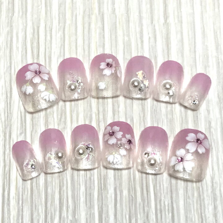 楽天市場 ネイルチップ ちびつけ爪 パール ピンク グラデーション さくら オーロラ ネイルチップ スタジオ ネイル 楽天市場 ネイルチップ ちびつけ爪 パール ピンク グラデーション さくら オーロラ ネイルチップ スタジオ ネイル