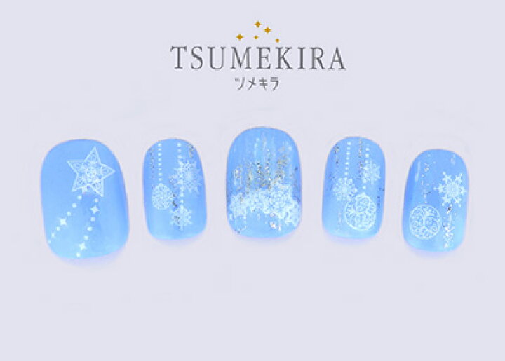 楽天市場】TSUMEKIRA ツメキラ スタンダードスタイル 雪の結晶3 ホワイト NN-YUK-301 ネイルシール 雪の結晶 : スタジオ ネイル