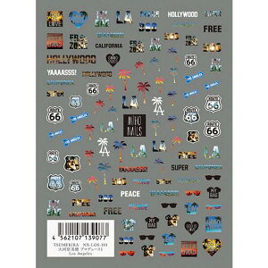 TSUMEKIRA cL ͌ vf[X1 Los Angeles NN-LOS-101 lCV[ \邾 ȒP LA T[X V̖ bZ[W T}[ S