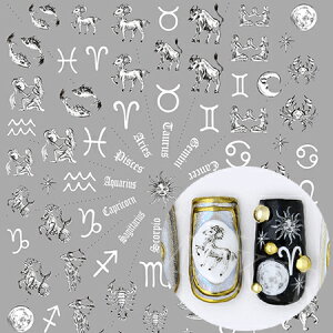 ypbP[WȂizcL lCV[ TSUMEKIRA NN-KSM-001 JamboNails ~Tvf[X Monochrome Zodiac Art zXR[v