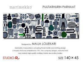 ファブリックパネル/ファブリックボード marimekko(マリメッコ) PuutarhurinParhaat(WHT)プータルフリンパルハート[ご注文サイズ：W140cm×H45cm] 北欧/ファブリック 木製軽量木材使用で軽い※写真と図柄が異なります。