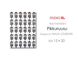 marimekko マリメッコ ファブリックパネル ファブリックボード Pikkuruusu/ピックルースミニサイズのMaalaisruusu[ご注文サイズ：W15cm×H20cm] 【北欧 ファブリック】画像に近い図柄で製作します