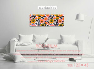 pՃJ[ʌׁIy}bR t@ubNplz marimekko t@ubN{[h ROSARIUM(WHT) TE[SIZEFW120×H45cm]ykG݁zKingp