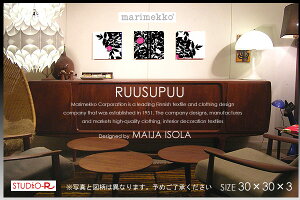 t@ubNpl/t@ubN{[h marimekko }bR RuusupuuE[Xv[(BLK)[TCYFW30×H30×3SET]k t@ubNpՃfUC