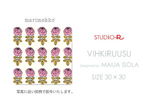 ���{����J���[�Imarimekko(�}�����b�R) �t�@�u���b�N�p�l��/�t�@�u���b�N�{�[�h�@VIHKIRUUSU(PK3)���B�L���[�X[SIZE�FW30×H30cm]�k���f�U�C��