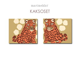 【マリメッコ ファブリックパネル】 marimekko ファブリックボード KAKSOSET/カクソセット[SIZE：W65×H55cm×2枚SET]【北欧 ファブリック】ロングタイプもございます。