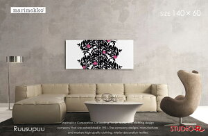 ymarimekko(}bR)zyt@ubNpl/t@ubN{[hz RuusupuuE[Xv[(BLK)[TCYFW140×H60]kEt@ubNpՃfUC