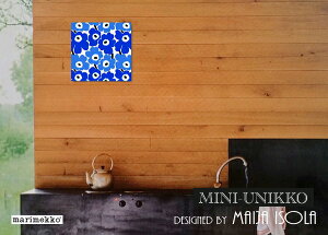 marimekko(�}�����b�R) �t�@�u���b�N�p�l�� �t�@�u���b�N�{�[�h MINI-UNIKKO�iBL�j�~�j�E�j�b�R[�������T�C�Y�FW30cm×H30cm]�k�� �t�@�u���b�N