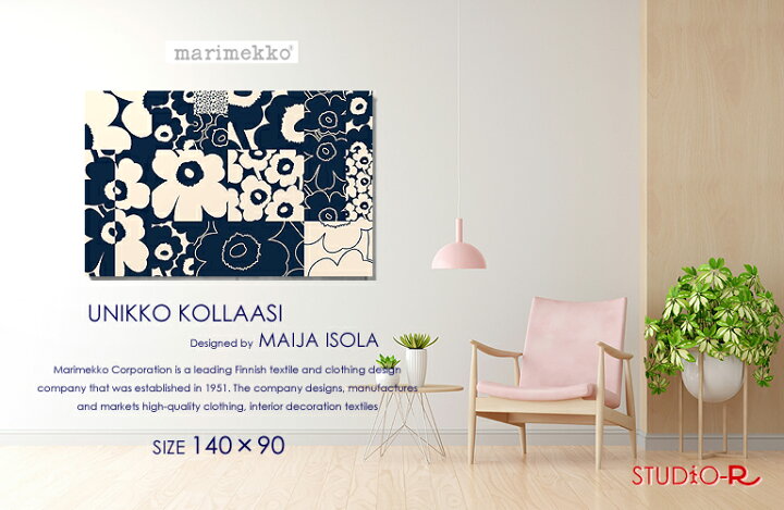 楽天市場】ファブリックパネル ファブリックボード marimekko 