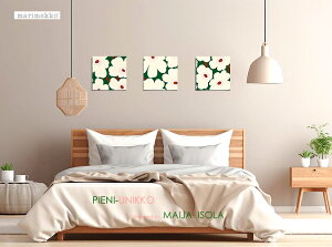 t@ubNpl t@ubN{[h marimekko }bR Pieni Unikko(GRPK)sGjEjbR[SIZEFW30×H30cm×3set]O[ƃsN̐FUNIKKỎ\LJ[O