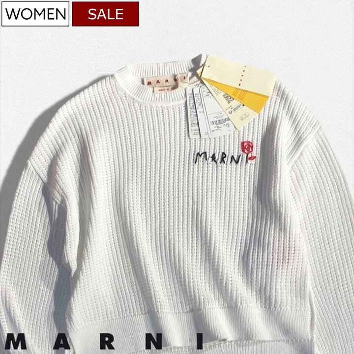 楽天市場】【定価149,600円(税込)】MARNI -マルニ- 刺繍ロゴとスリット  
