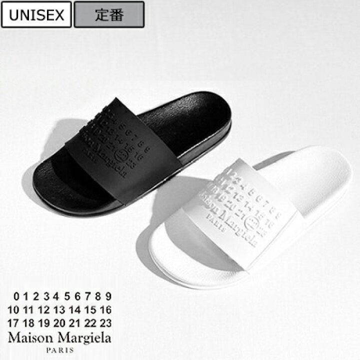 楽天市場 定価35 0円 税込 Maison Margiela メゾン マルジェラ スポーツ後のリラックスタイムから旬なドレスポの外しアイテムとしても イタリア製のシャワーサンダル ビーチサンダル スポーツサンダル マルタンマルジェラ Mm6 靴 S57wx0024 メンズ 0508