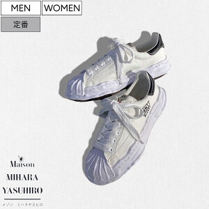 �y�艿40,700�~�zMaison MIHARA YASUHIRO - ���]�� �~�n�����X�q�� - �f�U�C�i�[���g���S�y�Ō^������I���W�i���\�[�����g�p�I�L�����p�X���[�J�b�g�X�j�[�J�[ �V���[�Y �C OG Sole Canvas Low-top Sneaker B