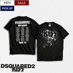 �s45%OFF�t�y�艿95,700�~�zDSQUARED2 �f�B�[�X�N�G�A�[�h �R�i��������W���P�b�g�O���t�B�b�N�v�����g���ڂ��䂭�IKISS�R���{���[�V���� ���C���X�g�[�����X�^�b�Y�t���N���[�l�b�NT�V���c 