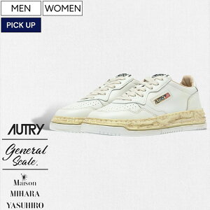 �y�艿55,000�~(�ō�)�zAUTRY × Maison MIHARA YASUHIRO �I�[�g���[ ���]�� �~�n�����X�q�� �R���{ MEDALIST ���x�[�X�ɂ��� �T�X�e�B�i�u���� ���[�J�b�g�X�j�[�J�[ �C �V���[�Y General Scale �z���C�g ����