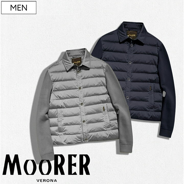MoorER ダークグレー ダウンジャケット 表記 52 楽天市場】【定価 