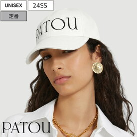 【定価42,900円(税込)】PATOU - パトゥ - ブランドを象徴するレタリングロゴ！軽やかなデザインが大人のラグジュアリーカジュアルを演出する キャップ 帽子 CAP AC0400132 ユニセックス ロゴ ホワイト パトウ
