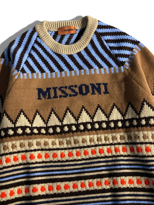 楽天市場】【定価106,700円(税込)】MISSONI ミッソーニ らしさ溢れる色 
