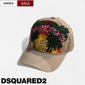 �y�艿93,500�~(�ō�)�zDSQUARED2 �f�B�[�X�N�G�A�[�h �����̑��݊�����T���Z�b�g�f�U�C���I���b�V���ŉ��K�Ȕ��S�n�� �x�[�X�{�[�����b�V���L���b�v D2 PALMTREE EMBROIDERY CAP �X�q S83BC0140SJ3550