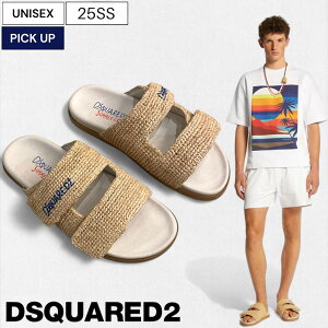 y艿94,600~(ō)zDSQUARED2 fB[XNGA[h Summer Lovers capsule collection Vт̌tBAnɃShJől̃RixNXgbvT_ C Strap Sandals o[\[