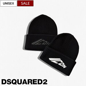 y艿36,300~(ō)zDSQUARED2 fB[XNGA[h l̗]ToR[f̃ANZgɍœK ICONfUC E[jbgLbv jbgX r[j[ ICON LOGO KNIT CAP S82KNM0187 C^A