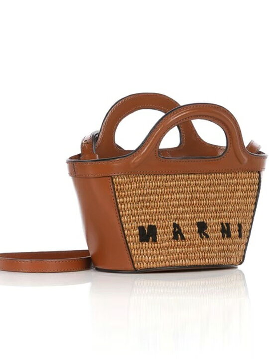 楽天市場】【定価113,300円(税込)】MARNI -マルニ- レザーとラフィアの 