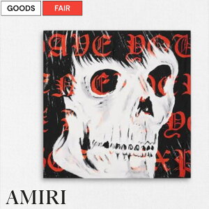 �y�艿96,800�~(�ō�)�zAMIRI -�A�~��- WES LANG �ƃR���{�������炩�Ȏ�G��ƒ��ړx���Q�̃f�U�C�������͓I�I�V���N�X�J�[�t �X�g�[�� Wes Lang Skull Print Silk Scarf �u�����h���S �z���C�g SR3TE0002SMRSI