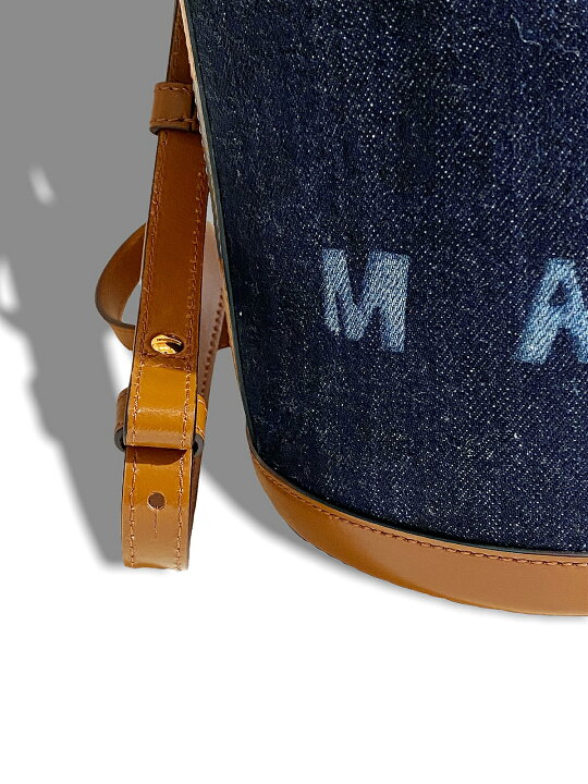 楽天市場】【定価144,100円(税込)】MARNI -マルニ- レザーとデニム素材 
