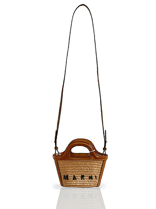 楽天市場】【定価113,300円(税込)】MARNI -マルニ- レザーとラフィアの 