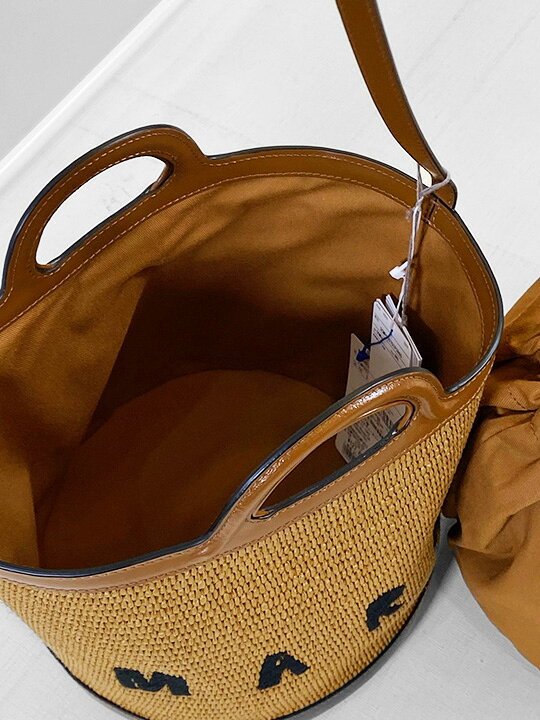 楽天市場】【定価138,600円(税込)】MARNI -マルニ- レザーとラフィアの 
