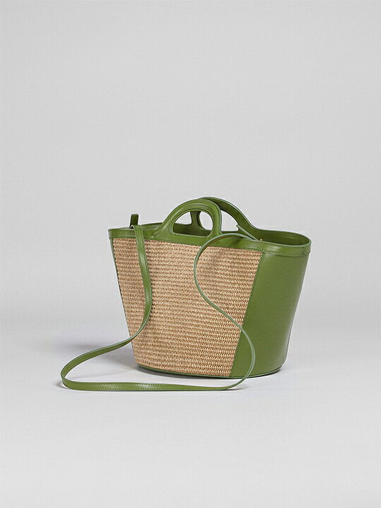 楽天市場】【定価161,700円(税込)】MARNI -マルニ- レザーとラフィアの  