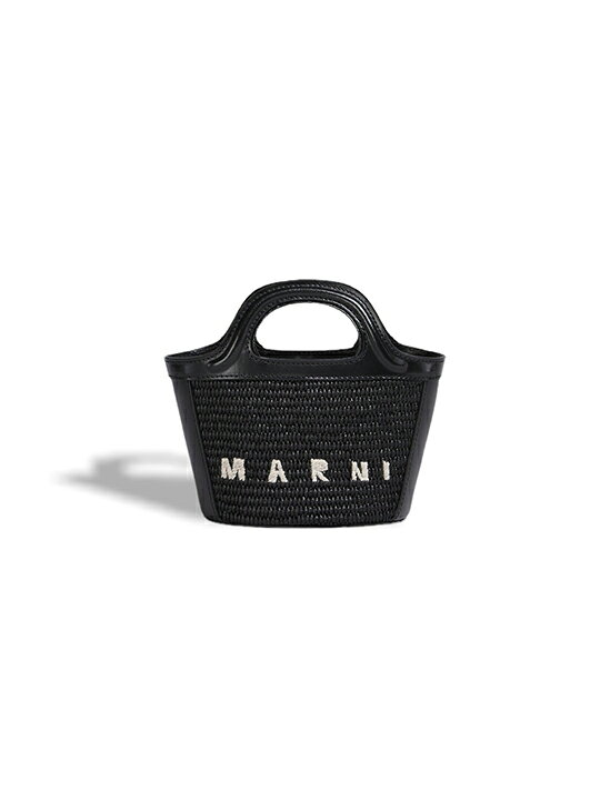 楽天市場】【定価125,400円(税込)】MARNI -マルニ- レザーとラフィアの 