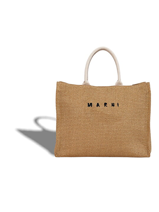 楽天市場】【定価129,800円(税込)】MARNI -マルニ- ロゴとラフィアの 