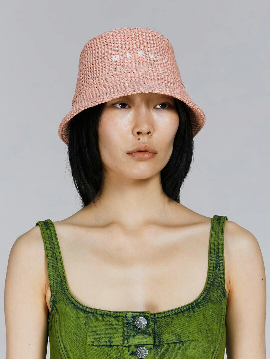 楽天市場】【定価70,400円(税込)】MARNI マルニ ロゴとラフィアの 