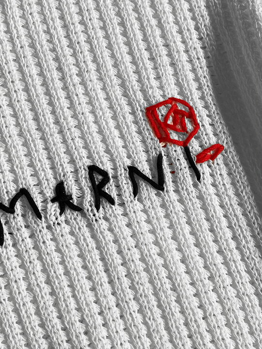 楽天市場】【定価149,600円(税込)】MARNI -マルニ- 刺繍ロゴとスリット 