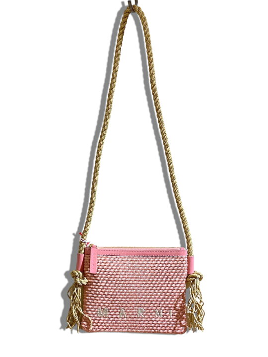 楽天市場】【定価77,000円(税込)】MARNI -マルニ- レザーとラフィアの 
